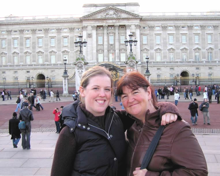 Julia and Angela in London